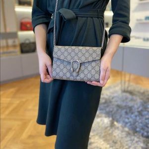 (SOLD) Authentic Gucci Dionysus Supreme chain wallet bag